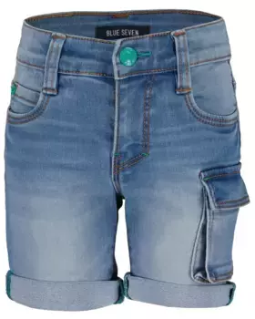 Синие шорты Seven "kl Kn JogJeans Shorts" Blue Seven, синий