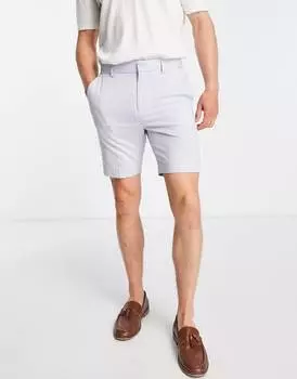 Синие шорты скинни в клетку принца Уэльского ASOS DESIGN