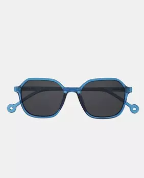 Синие солнцезащитные очки унисекс с геометрическим узором и поляризованными линзами Parafina, синий