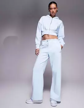 Синие спортивные брюки прямого кроя Kaiia Studio