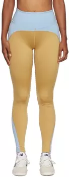 Синие спортивные леггинсы с заклепками 7 DAYS Active