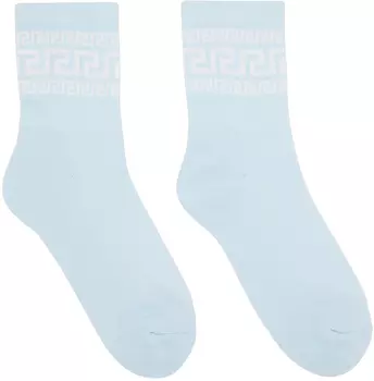 Синие спортивные носки Greca Versace