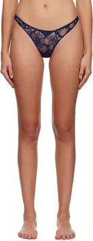 Синие стринги Magnolia Nighttime синие Nighttime Fleur du Mal