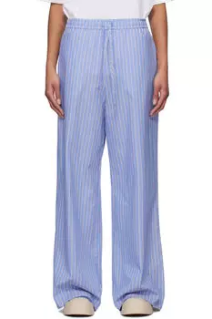 Синие свободные брюки Marni