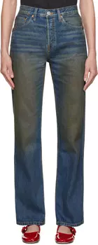 Синие свободные джинсы Re/Done