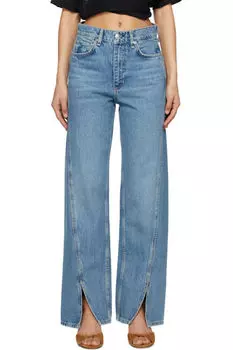 Синие свободные джинсы Shea с высокой талией rag & bone