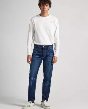Синие свободные мужские джинсы Easton Pepe Jeans, синий