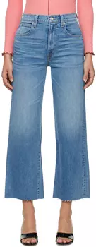 Синие укороченные джинсы Grace SLVRLAKE