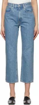 Синие укороченные джинсы London SLVRLAKE