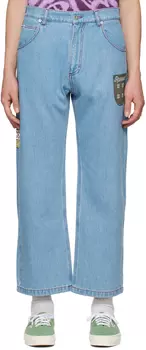 Синие университетские джинсы Rassvet