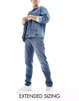 Синие узкие джинсы ASOS