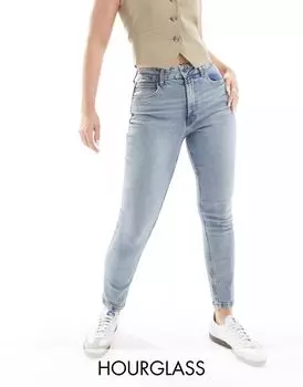 Синие узкие джинсы для мам ASOS Hourglass