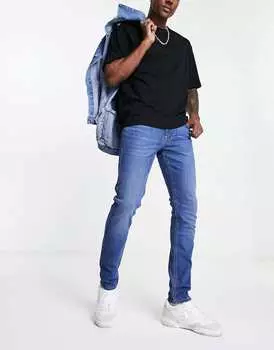 Синие узкие джинсы Lee Luke