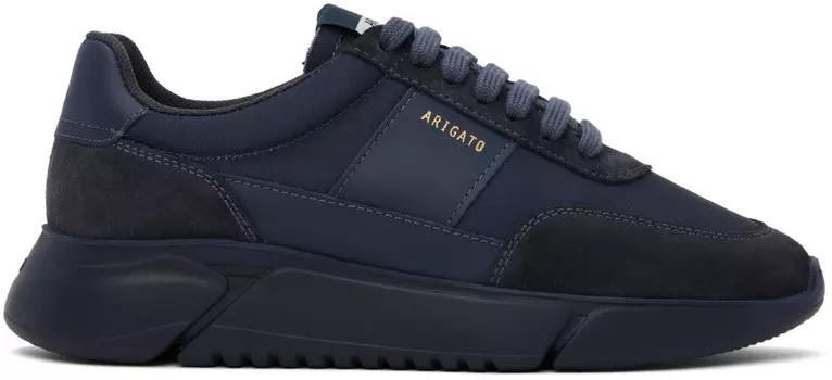 Синие винтажные кроссовки Axel Arigato Genesis
