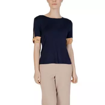 Синие вискозные топ и футболка ALVIERO MARTINI 1a CLASSE