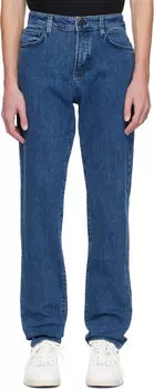 Синие выцветшие джинсы BOSS, Medium blue