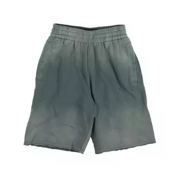 Синие выцветшие винтажные спортивные шорты Off-White, синий