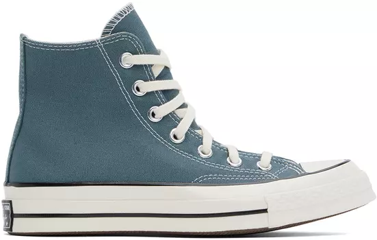 Синие высокие кеды Chuck 70 Converse, Newtral teal/Egret/Black