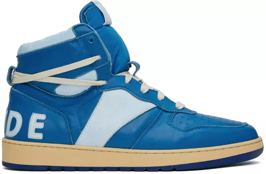 Синие высокие кроссовки Rhecess Rhude