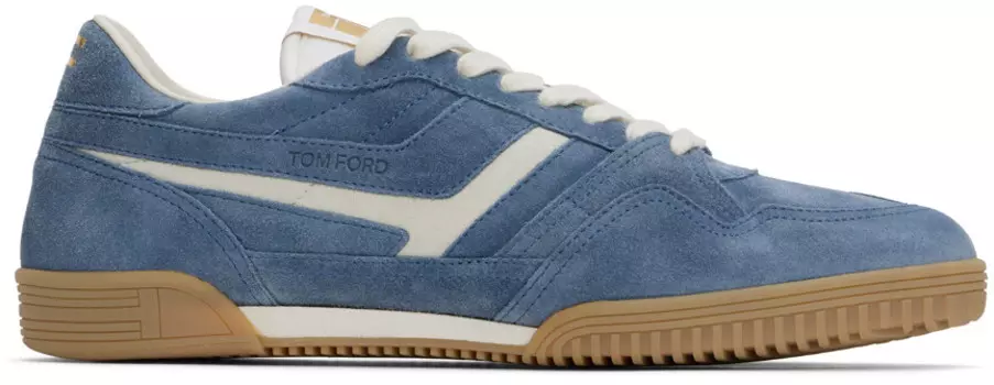 Синие замшевые кроссовки Jackson TOM FORD