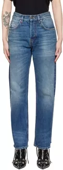 Синие зауженные джинсы Balenciaga