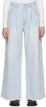 Синие зауженные джинсы Blossom