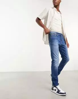 Синие зауженные джинсы Tommy Hilfiger austin