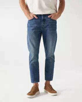 Синие зауженные мужские джинсы Salsa Jeans, синий