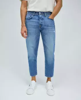 Синие зауженные мужские джинсы Salsa Jeans, синий