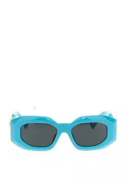 Синие женские солнцезащитные очки maxi medusa biggie Versace