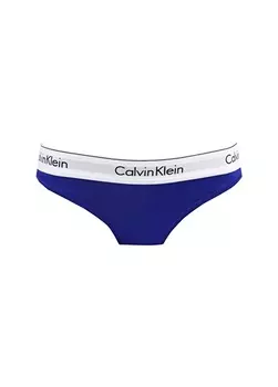 Синие женские трусики бикини Calvin Klein