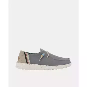 Синие женские туфли на шнуровке из органического хлопка HeyDude, синий