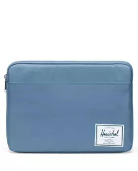 Синий экологический чехол унисекс для 13 ноутбуков на молнии Herschel, синий