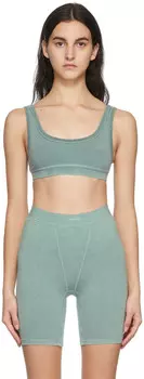 Синий - Бралетт без косточек с круглым вырезом Outdoor Basics SKIMS