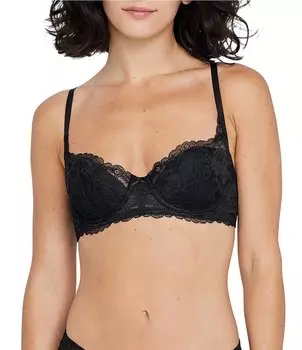 Синий бюстгальтер-футболка Skarlett Minx Skarlett Blue, черный