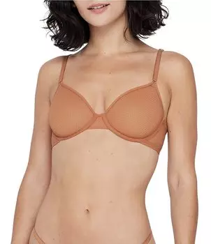 Синий бюстгальтер пуш-ап на косточках Skarlett Mischief Skarlett Blue, коричневый