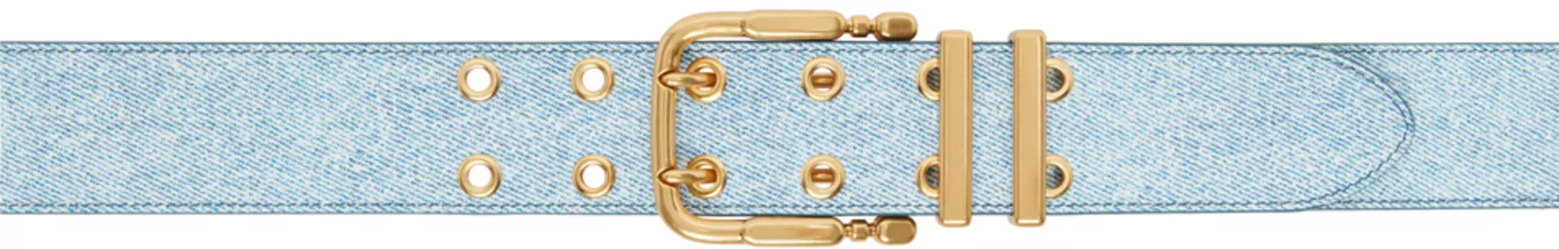 Синий двойной ремень BY FAR