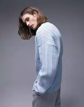 Синий джемпер Topman