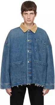 Синий - Джинсовая куртка JW Anderson Edition Marin A.P.C.
