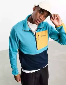 Синий флисовый флис с полумолнией Columbia Hike