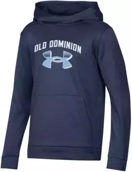 Синий флисовый пуловер с капюшоном Under Armour Youth Old Dominion Monarchs