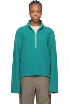 Синий флисовый свитер Rier