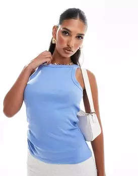 Синий гоночный топ River Island