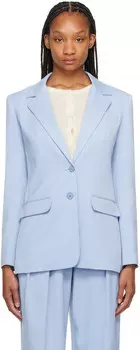 Синий городской блейзер Staud