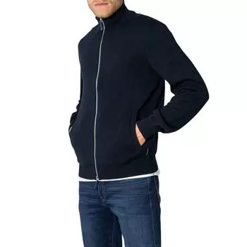 Синий хлопковый кардиган Armani Exchange