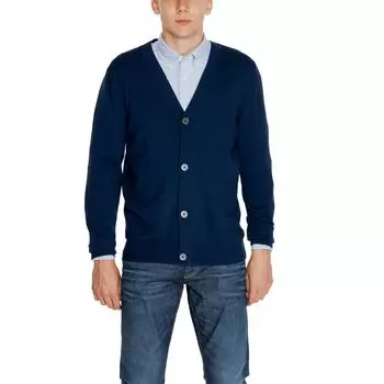 Синий хлопковый кардиган Jack & Jones