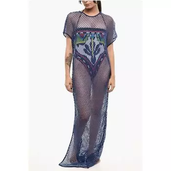 Синий хлопковый купальник Dsquared2, Blue
