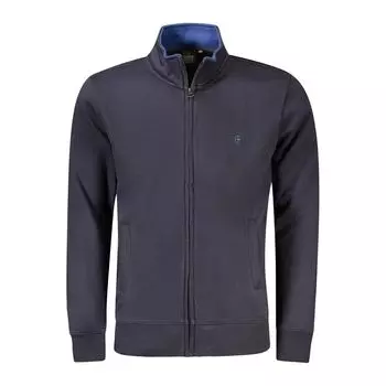 Синий хлопковый мужской свитер Coveri