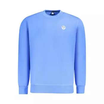 Синий хлопковый мужской свитер North Sails