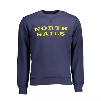 Синий хлопковый мужской свитер North Sails